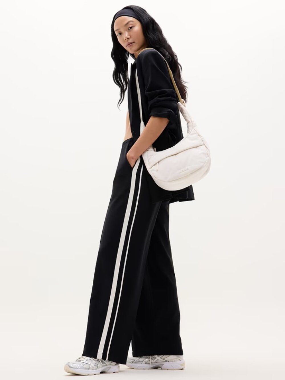 Athleta MVP Mid Rise Side Stripe Pants